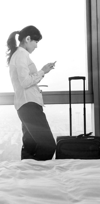 businesswoman-texting-on-the-phone-picture-id521703683